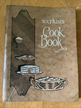 Antique Vintage 1920s 20s Watkins advertising  baking & Cookbook fudge dessert